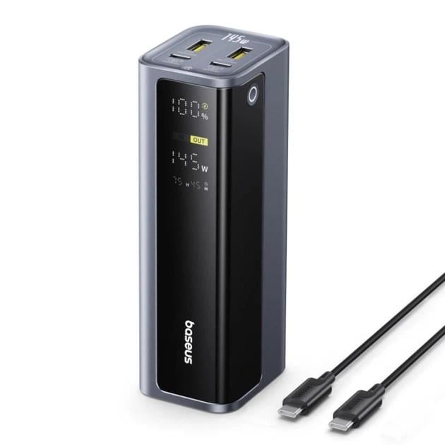 Батарея мобільна Baseus EnerGeek GP12 20800 мА/год 145 Вт Сірий (P10082109813-00)