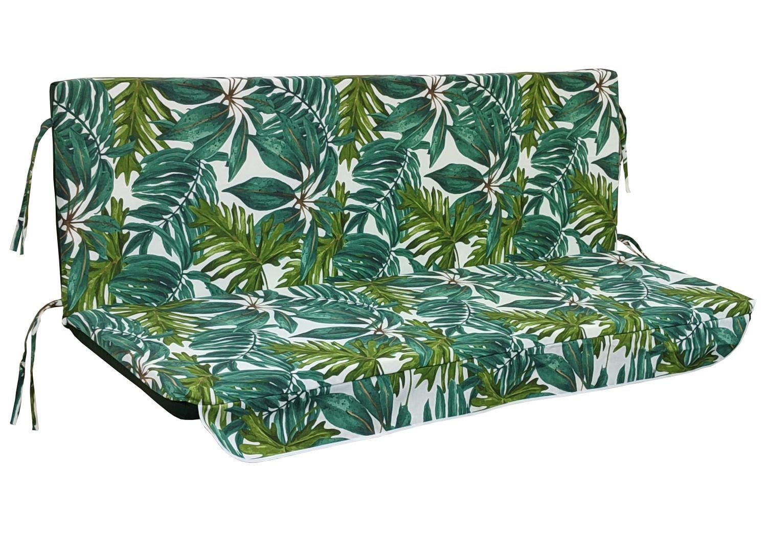 Чохол матраца для садової гойдалки eGarden KIMO VERDE 170x110x6 см (5650)