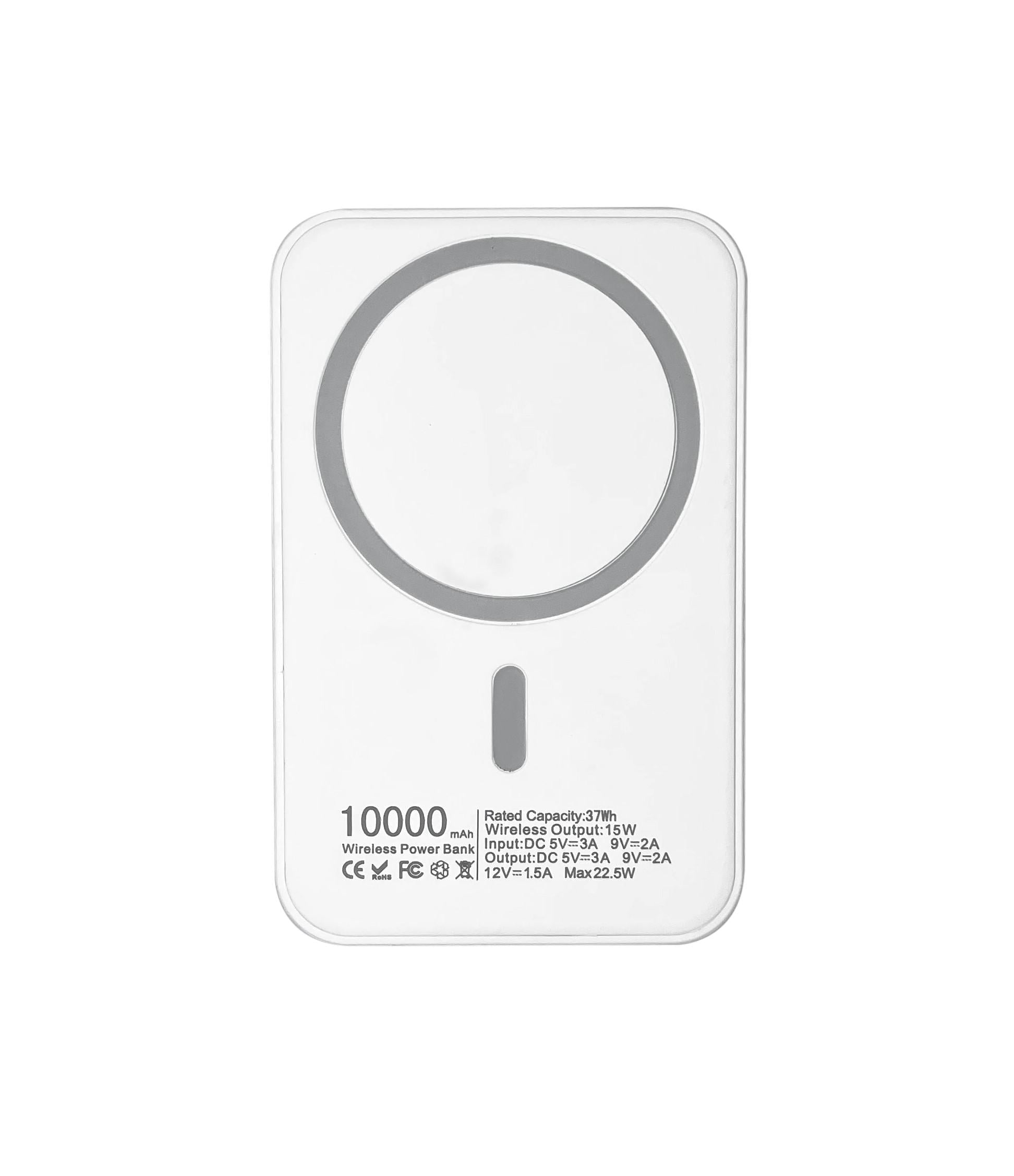 Повербанк XON PowerBank Magsafe с беспроводной зарядкой 15W 10000 mAh Белый (YC1W2 7768)
