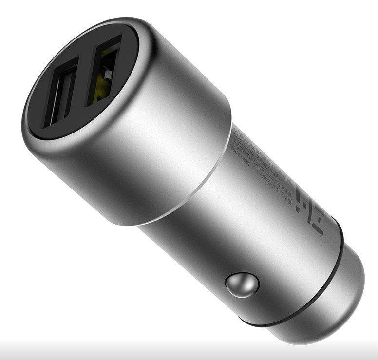 Зарядное устройство автомобильное Xiaomi ZMi AP821 Car Charger Quick Charge 3.0 Silver (1504777374) - фото 3