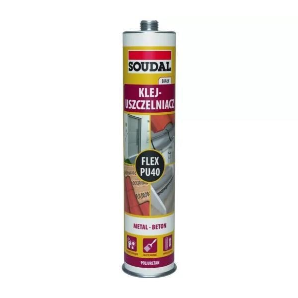 Клей Soudal flex PU40 300 мл (5411183180857)