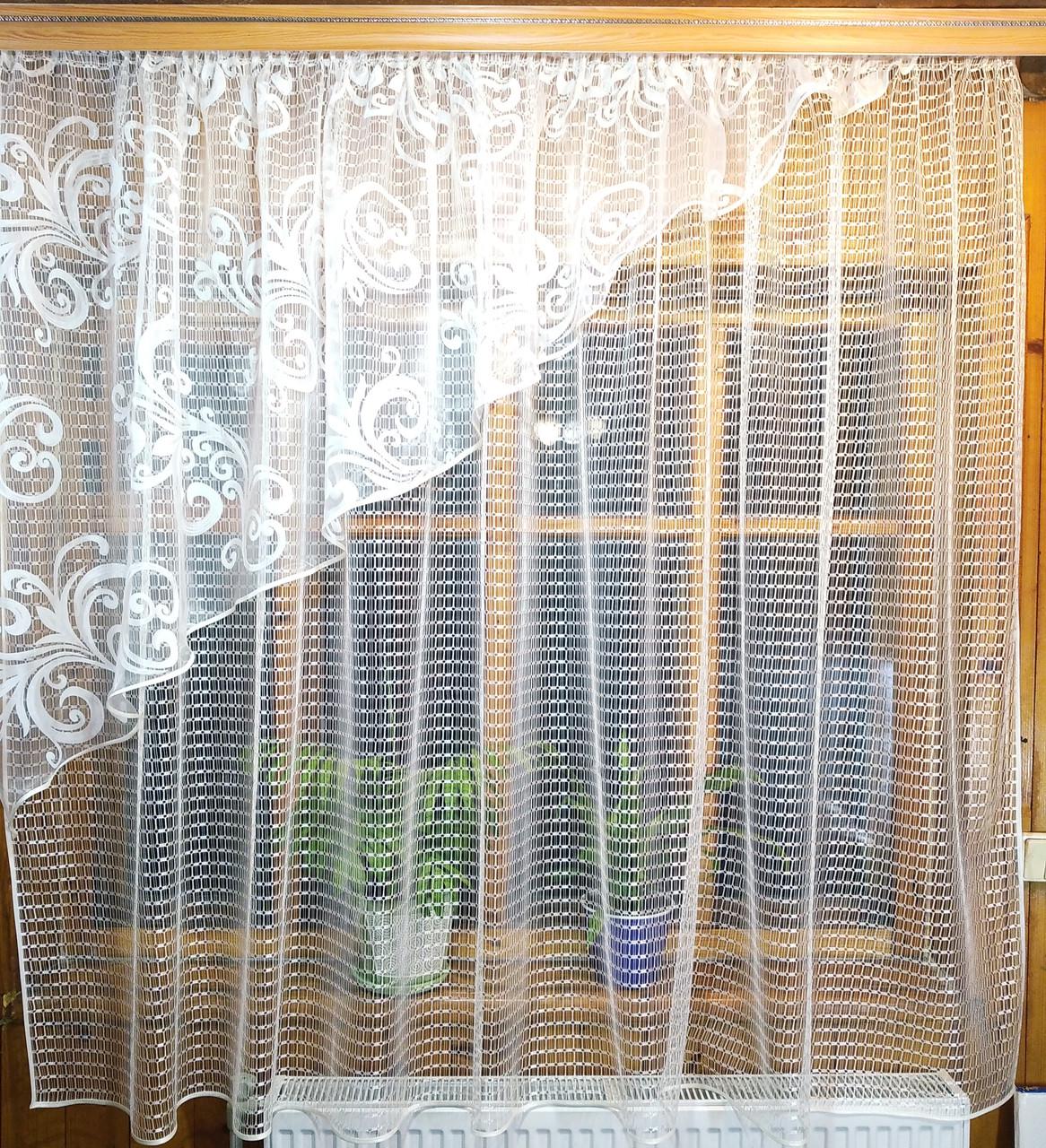 Шторы Фаина вензель левая Молочный (1715306130) Шторы Фаина вензель левая Молочный (1715306130)