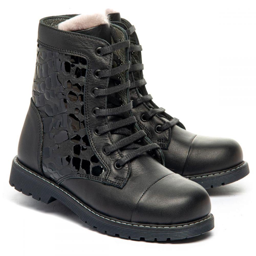 Ботинки зимние для девочек The Leo 1362 р.36 23.5 см Черный