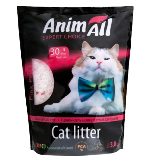 Пісок селікогель Анімал 3,8 л Рожевий (00000007053) - фото 1 Пісок селікогель Анімал 3,8 л Рожевий (00000007053) - фото 1