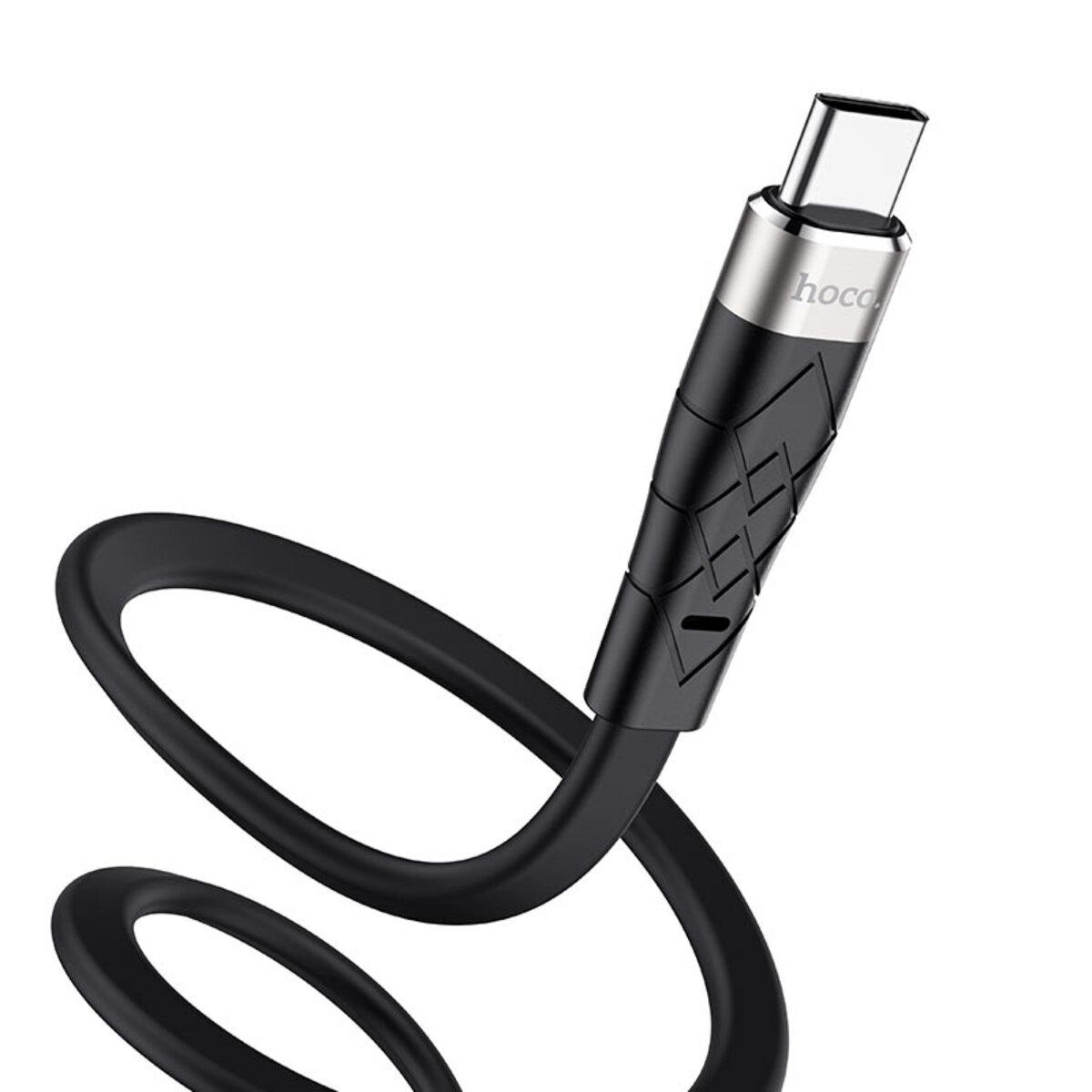 Кабель Hoco X53 USB Type-C 3A 1 м Черный (602502) - фото 2