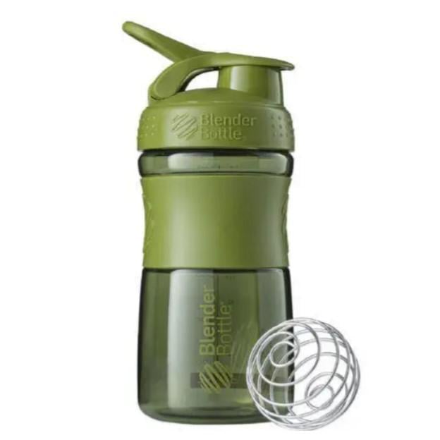 Шейкер спортивный Blender Bottle SportMixer Flip 20 oz/590 мл Moss Green (SM 20oz Moss Green)