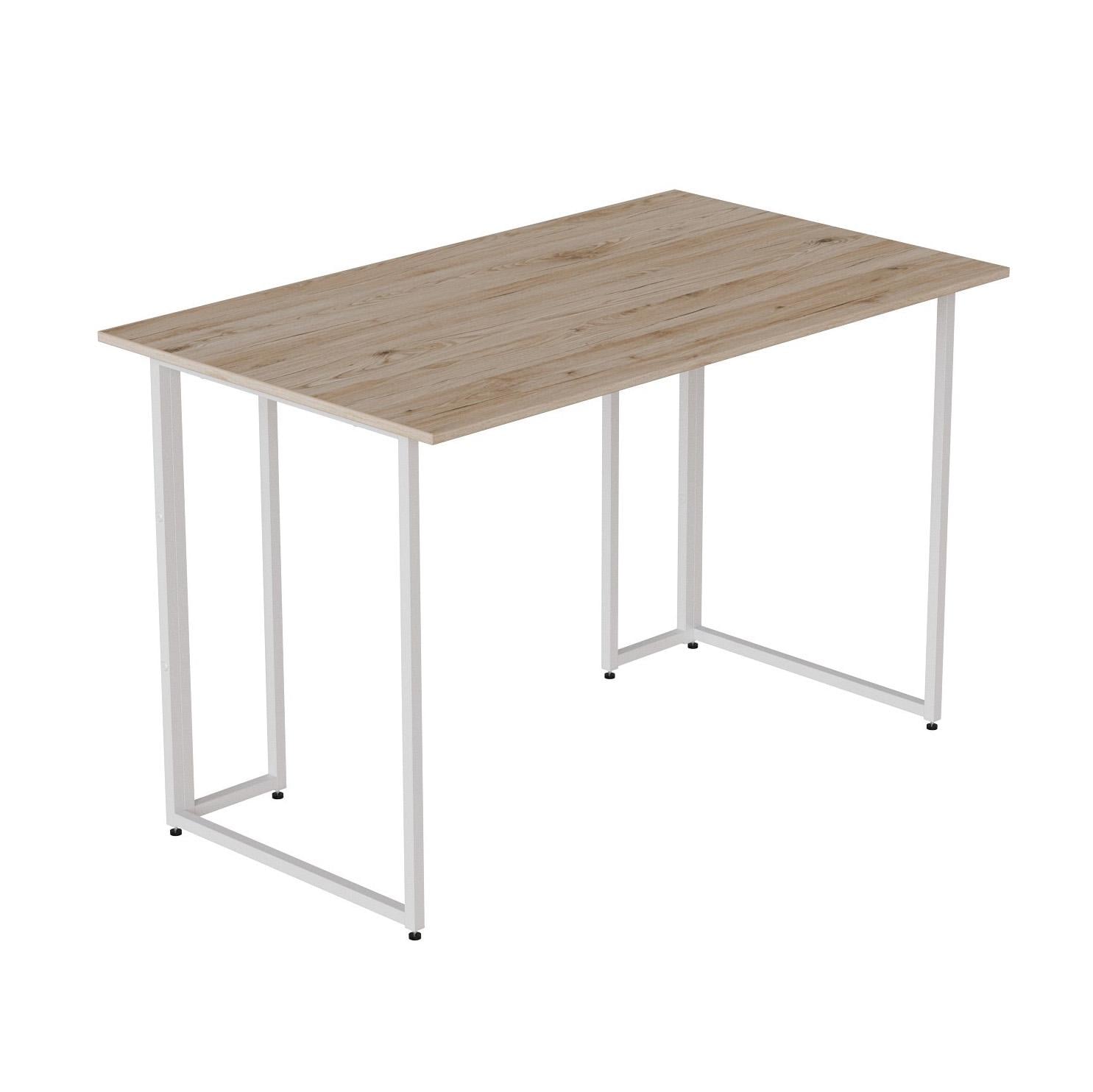 Компьютерный стол Ferrum-decor Ханна ДСП 32 мм 75x100x60 см Белый/Дуб Сан-Марино (FRD-103998)