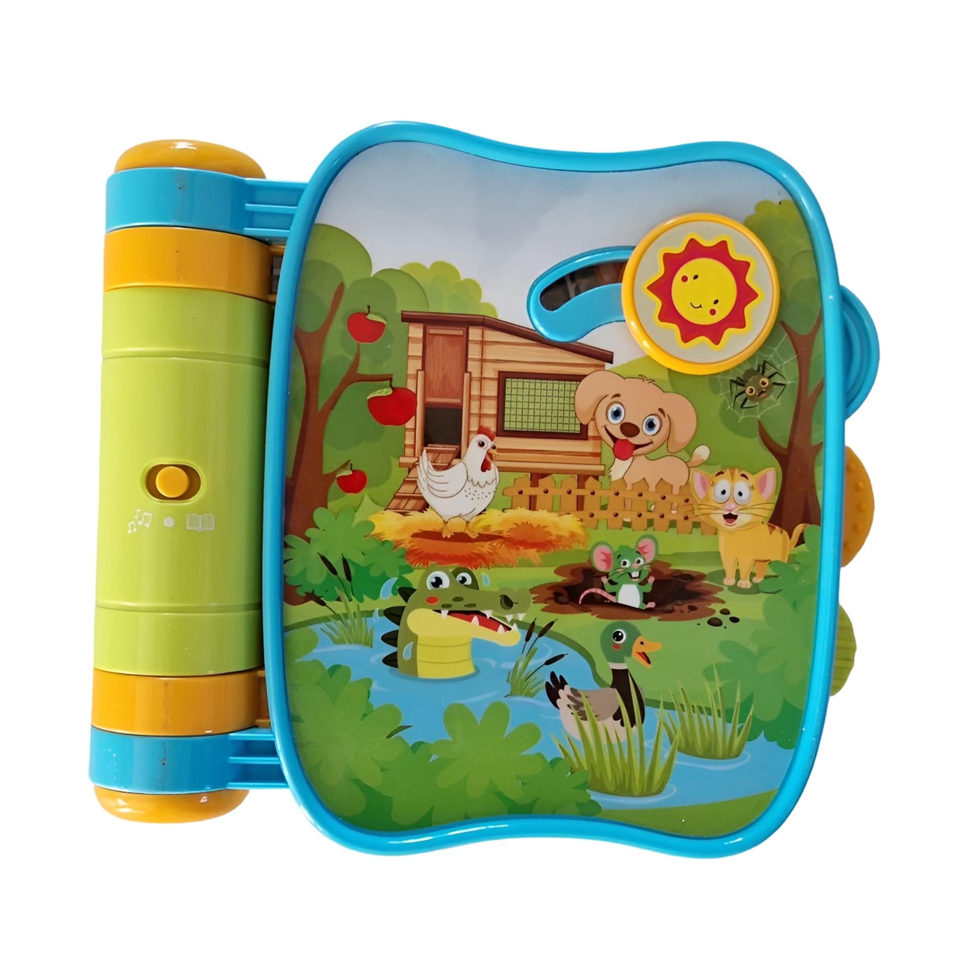 Книжка электронная Infunbebe Моя первая книжка 18х16,5х3,5 см Голубой (LSB512)