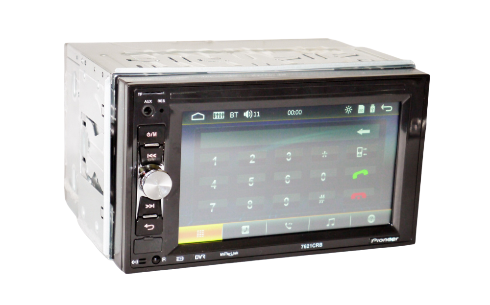 Автомагнитола Pioneer 7621CRB 2DIN USB/microSD/FM/AUX/Bluetooth с сенсорным экраном 6,2" 4x45 Вт