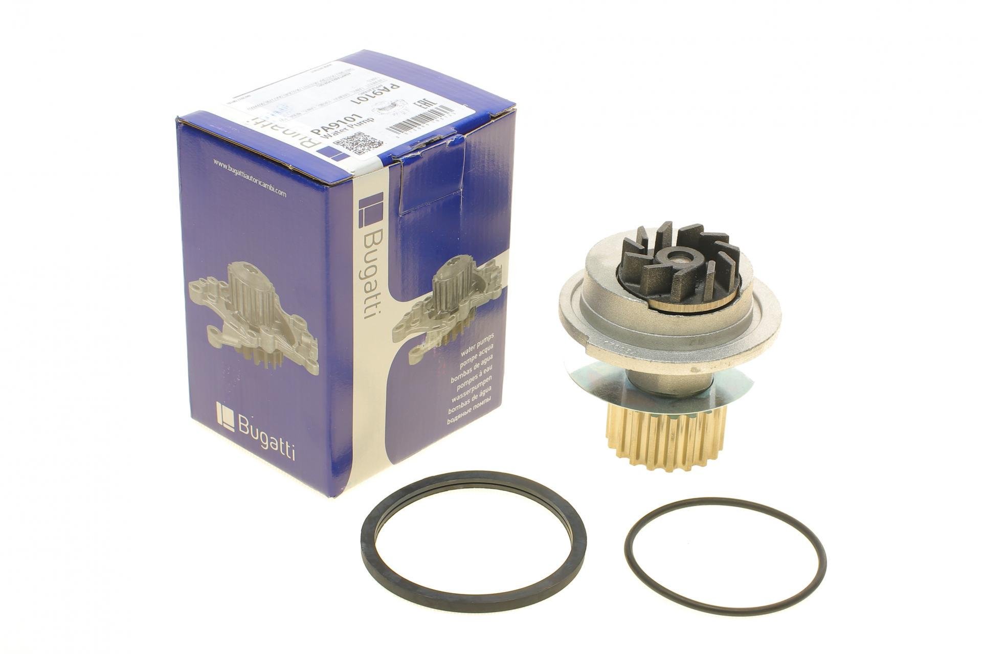 Помпа води Bugatti Daewoo Lanos 1.6 16V 97-/Nexia 1.5 16V 95-97 B/B 7 лоп. PA9101