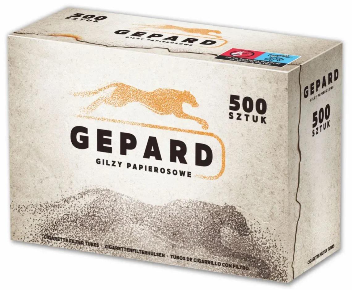Гильзы для сигарет Gepard 8 мм 500 шт.