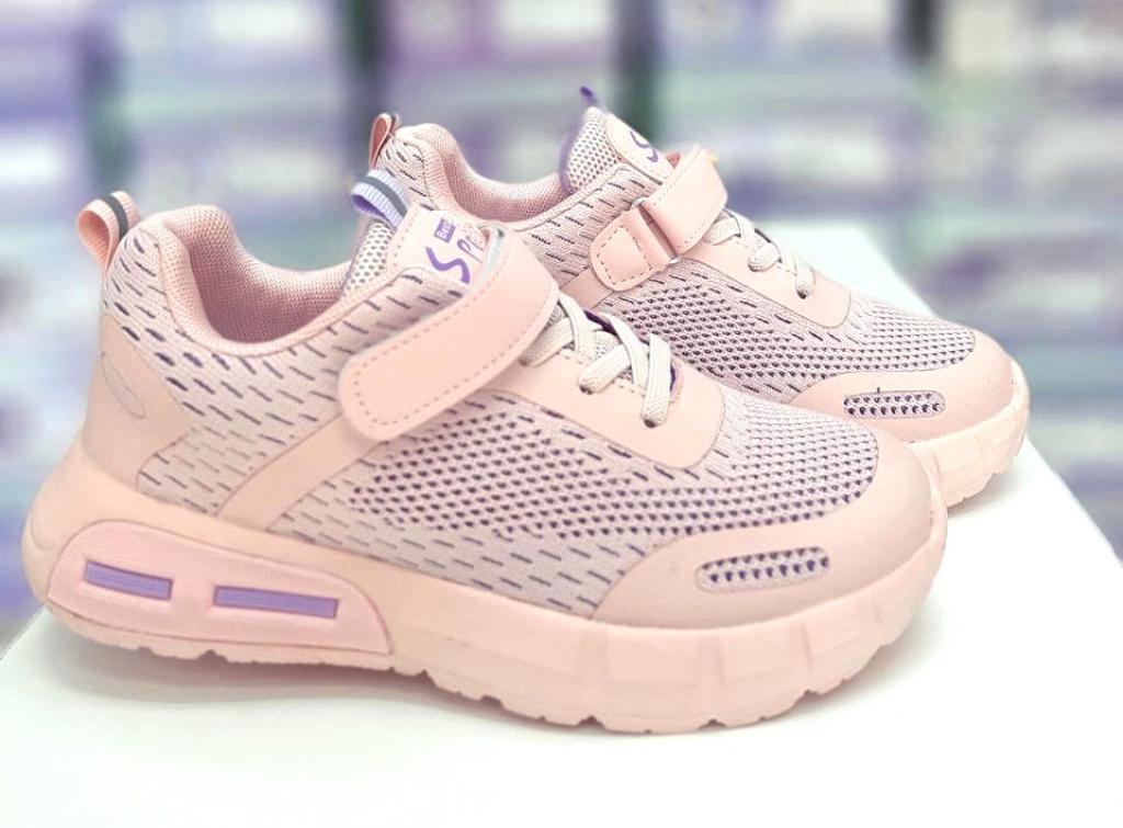 Кроссовки для девочек 3421 в сетку р. 34 Розовый