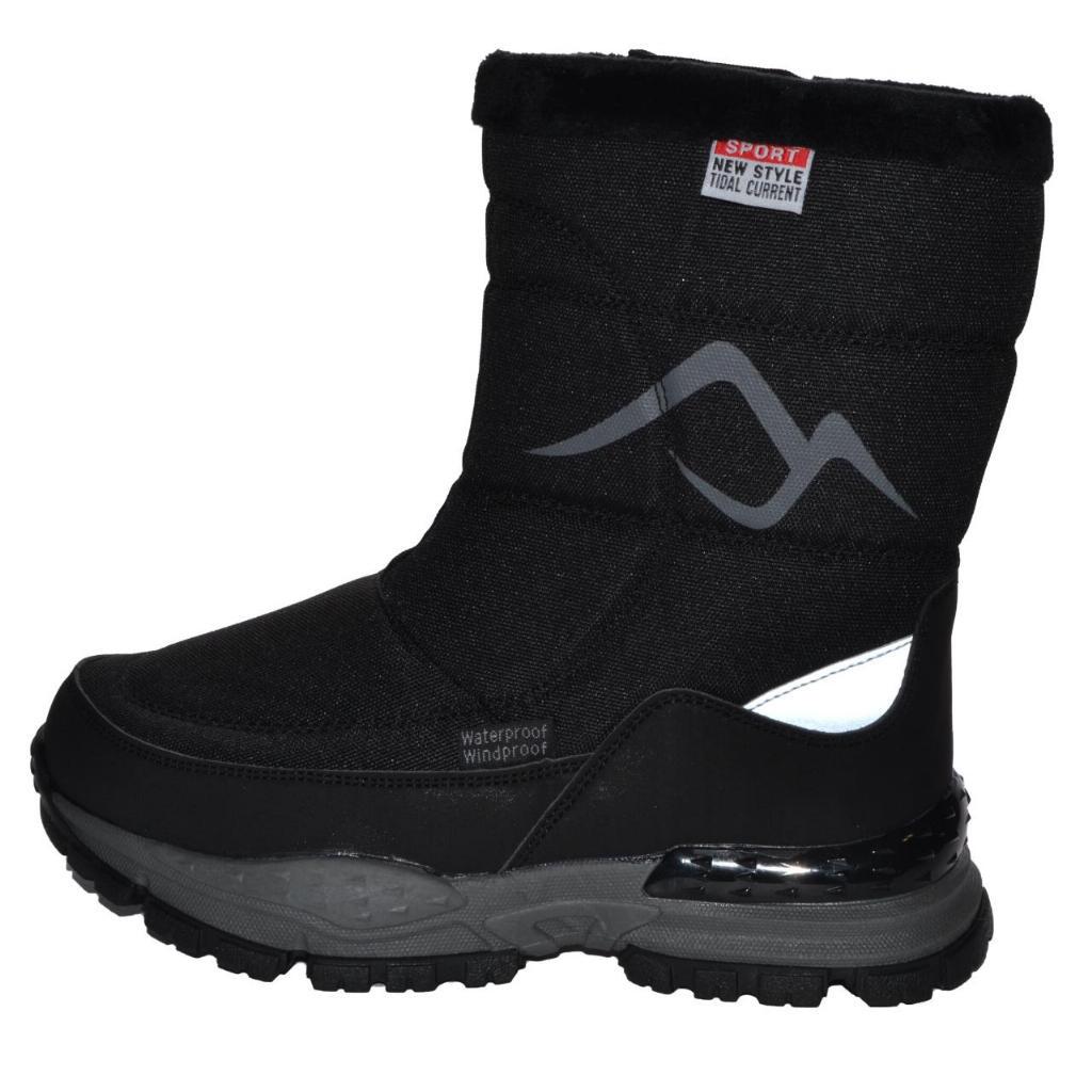 Сапоги зимние С-Т9663-А р. 36 23,4 см Black (102-9663-01)