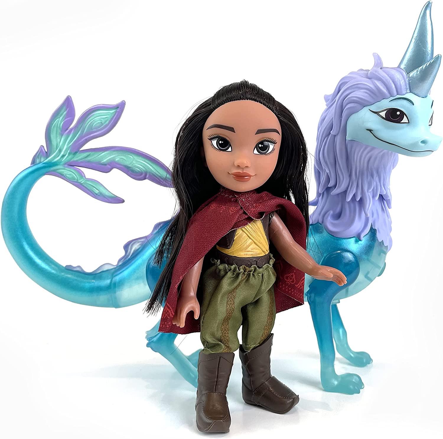 Ігровий набір лялька Раю та дракон Сісу Disney's Raya and the Last Dragon 6-Inch Raya Doll and Sisu Dragon