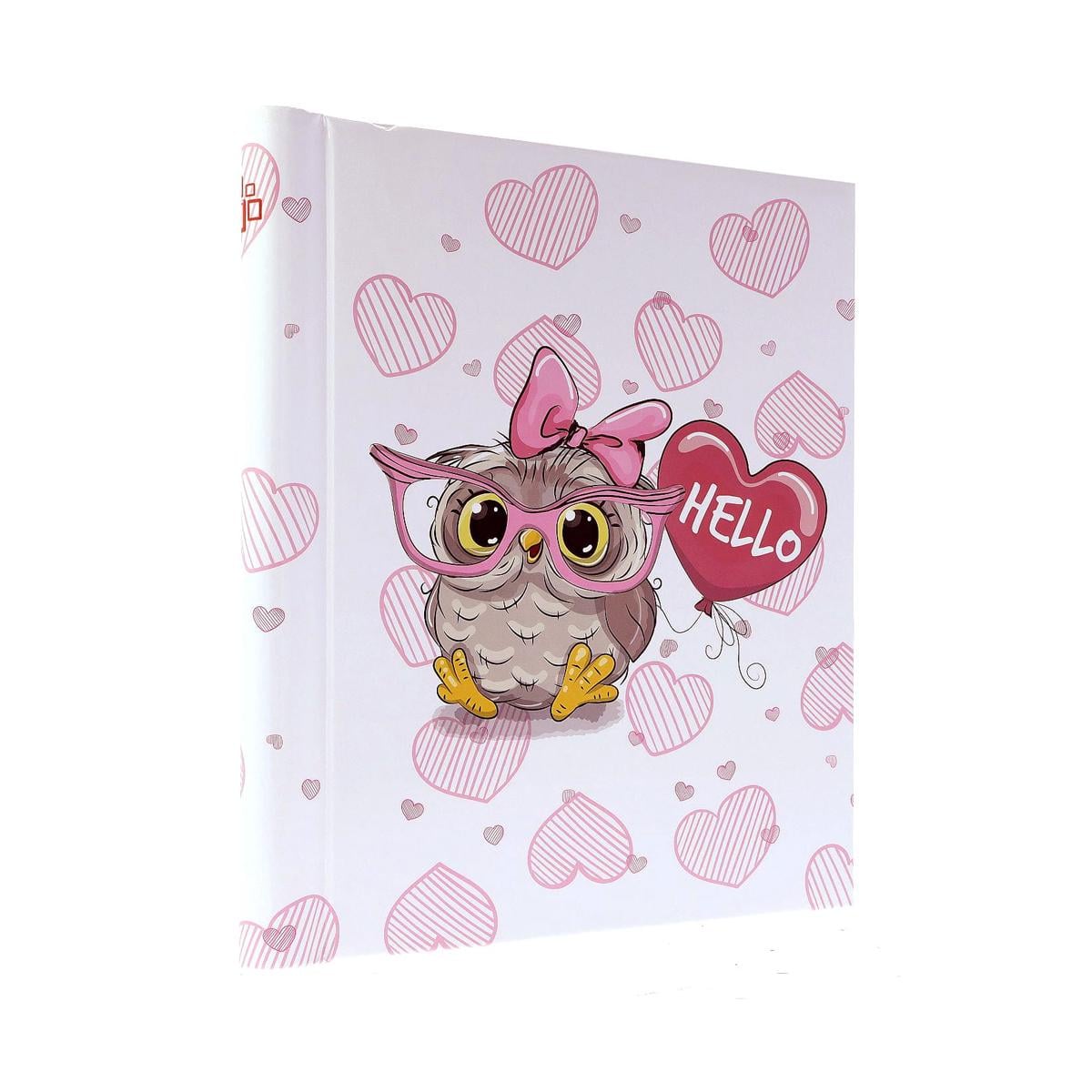 Фотоальбом магнитний Gedeon DRS20 HELLO OWL 40 стр. 23x28 см Pink