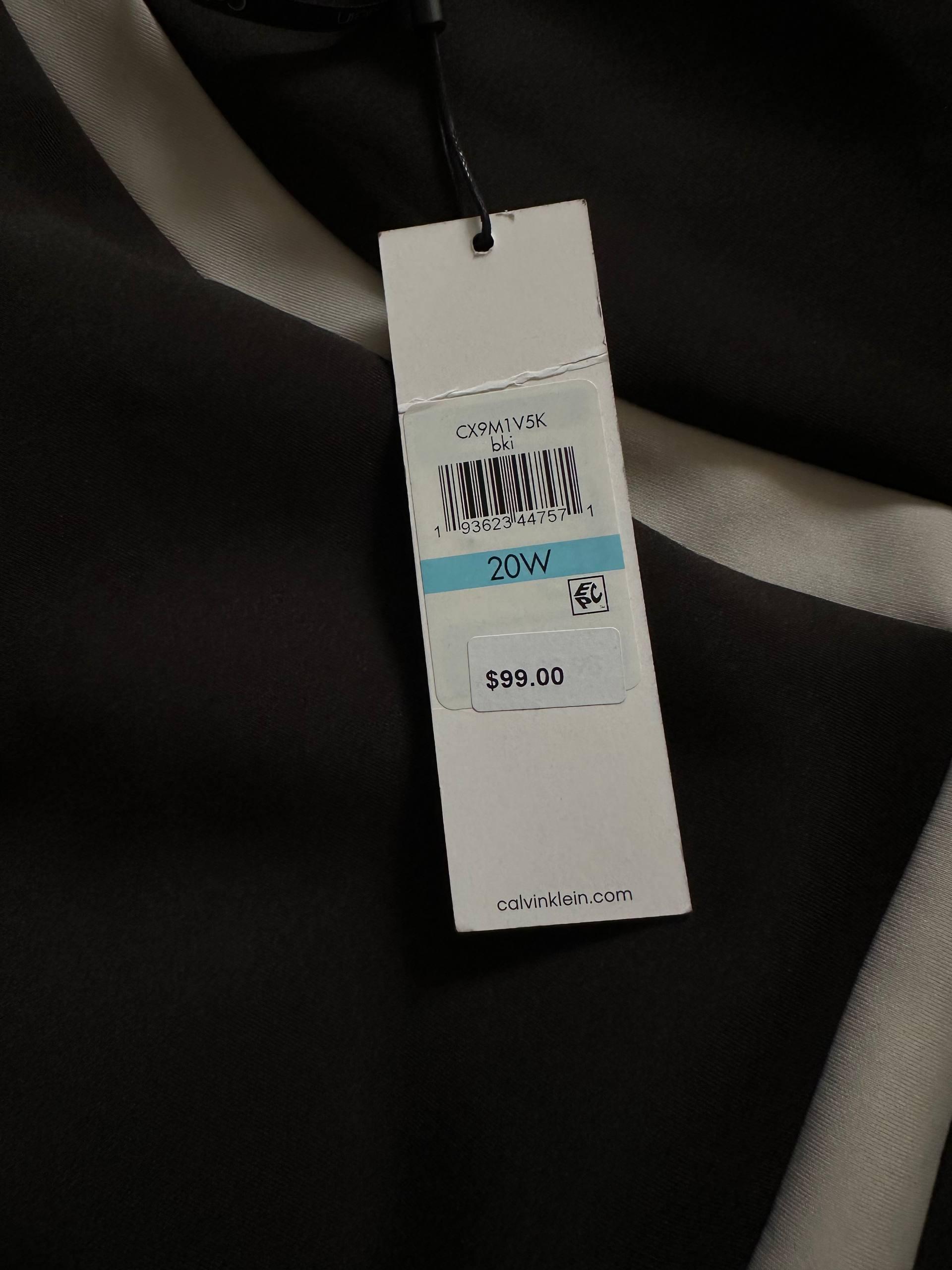 Платье Calvin Klein 20W р. 50-52 Черный - фото 3 Платье Calvin Klein 20W р. 50-52 Черный - фото 3