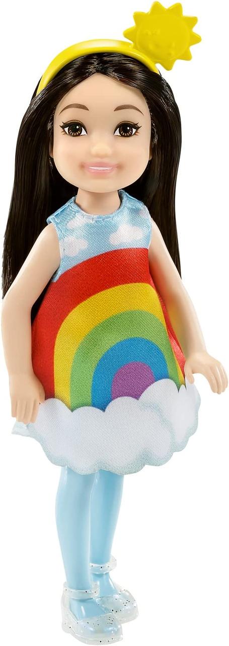 Кукла Барби Челси в костюме Радуги Barbie Club Chelsea Dress-Up Doll in Rainbow Costume GRP70 Кукла Барби Челси в костюме Радуги Barbie Club Chelsea Dress-Up Doll in Rainbow Costume GRP70