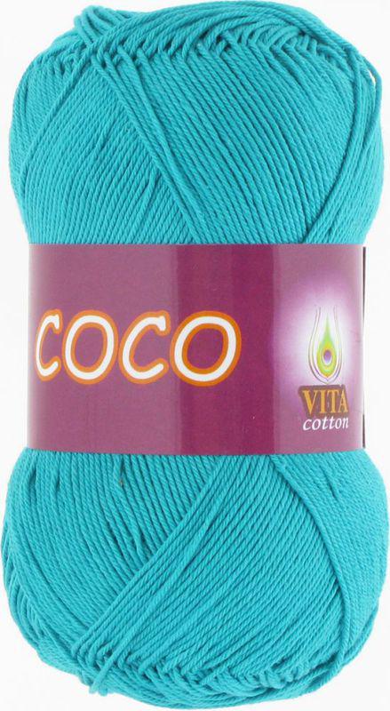 Пряжа Vita Cotton Coco 4315 бирюзовый (3392)