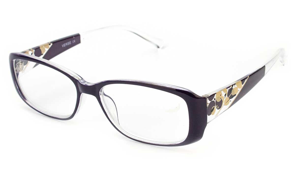 Очки для зрения женские Oftalmic диоптрия +1.00 54-16-140 линза стекло PD58-64 (361-45|G|p1.00|51)