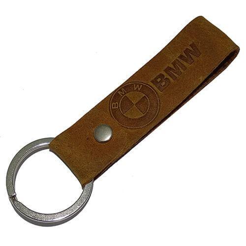 Брелок автомобильный кожаный c лого Bmw (110785)
