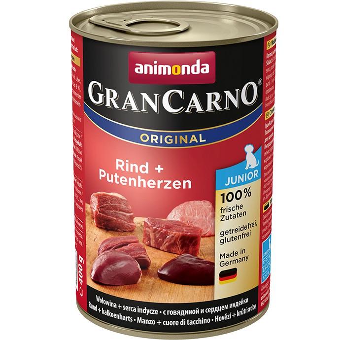 Консерва для цуценят Animonda GranCarno яловичина-індичка 400 г (82728)