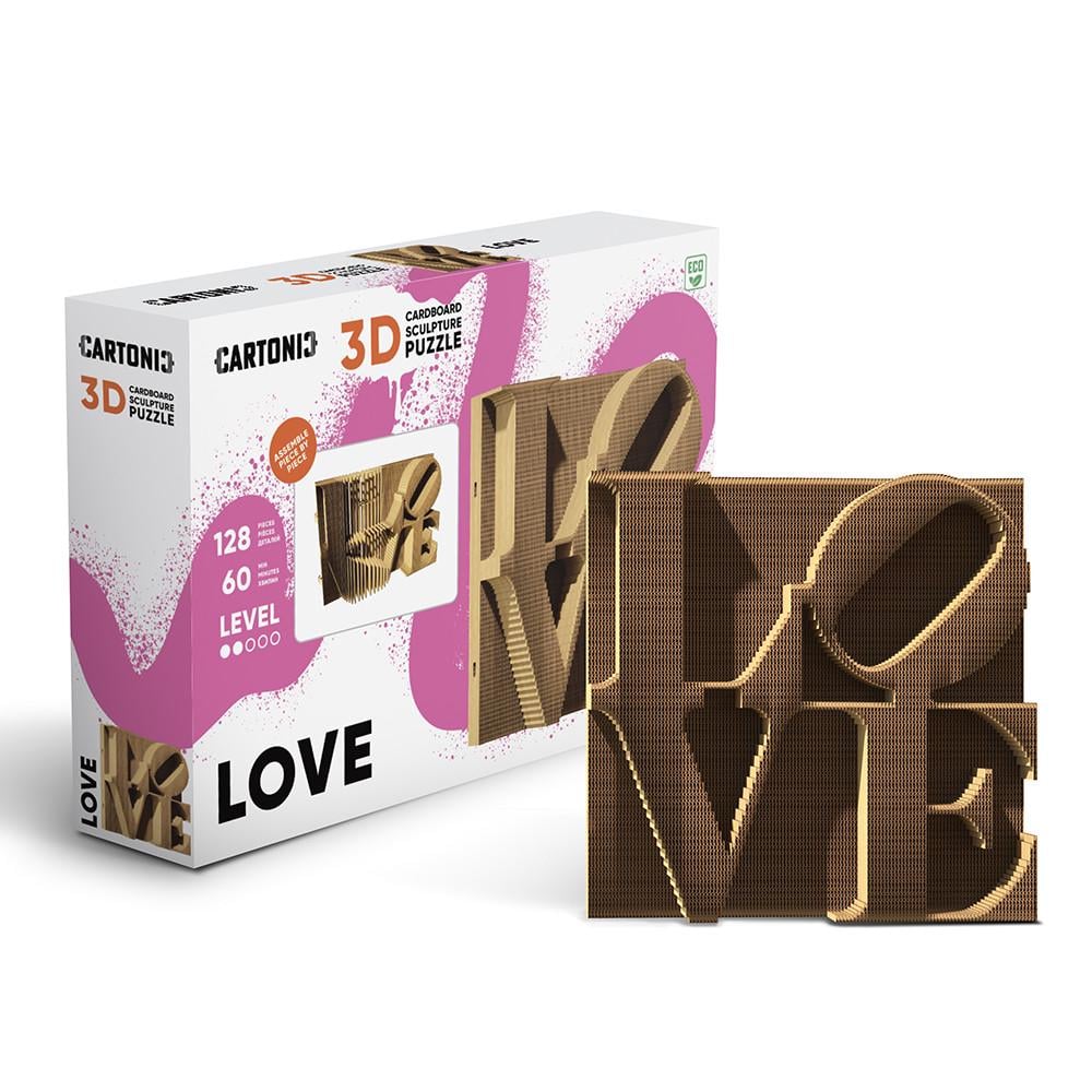 Пазл-конструктор 3D картонный Cartonic 3D Puzzle LOVE Любовь (33394476)