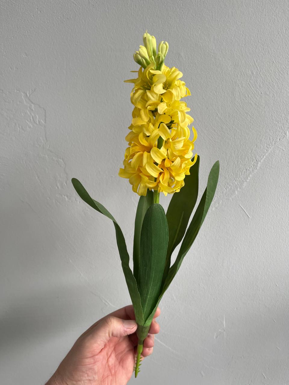 Гиацинт искусственный Желтый (0213) - фото 2