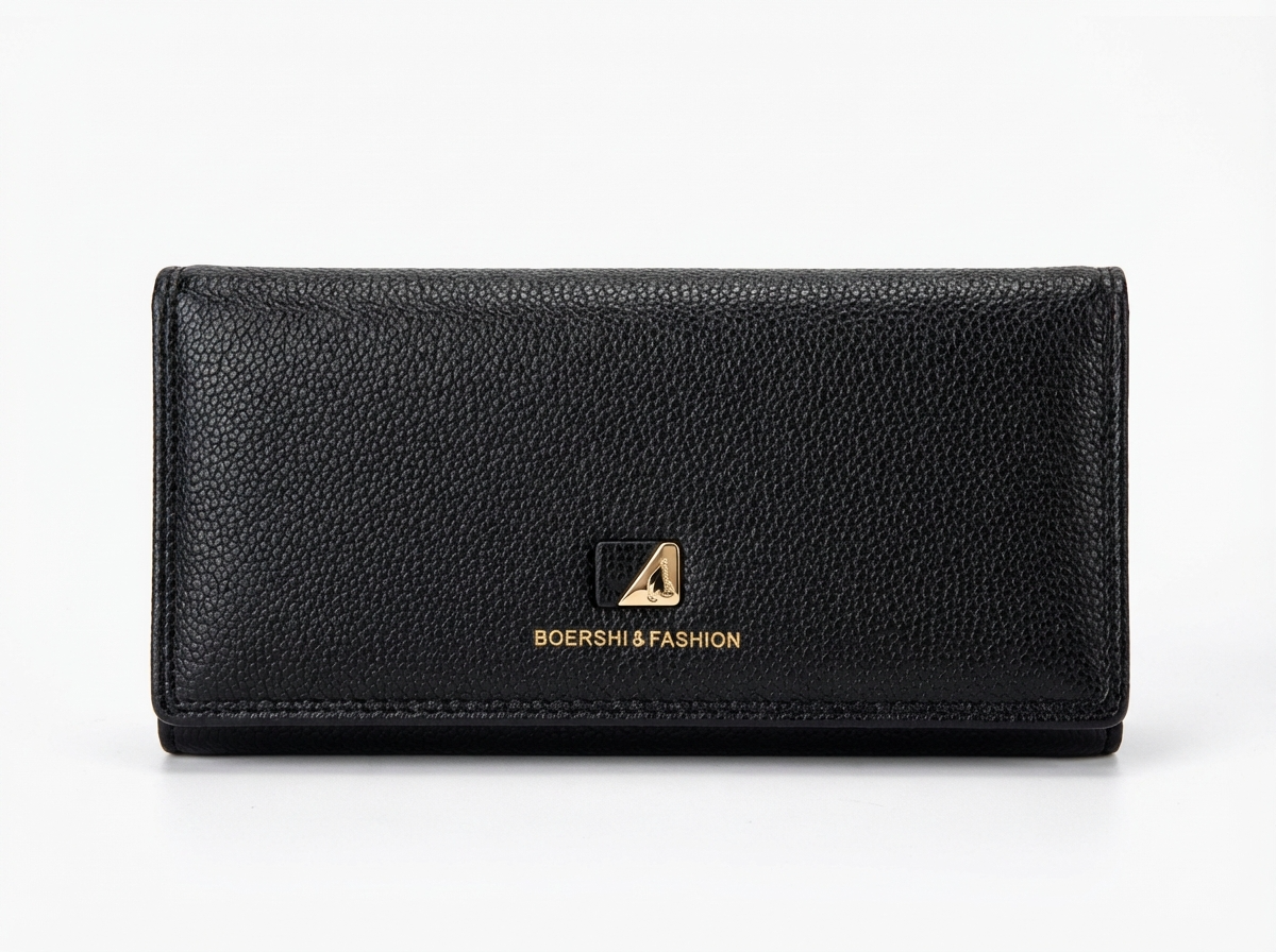 Кошелек женский Boershi & Fashion из эко-кожи Черный (151687)