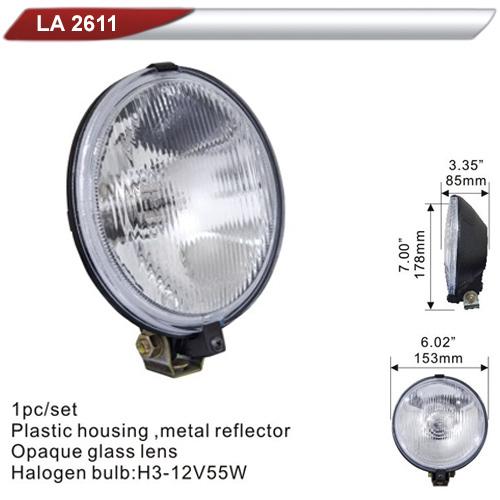 Фара дополнительная DLAA 2611-W H3-12V-55W D 153 мм (37913)