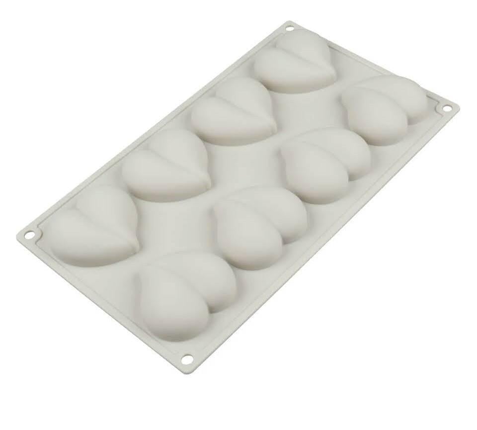 Форма для евродесертов Сердце 3162 силиконовая 8 шт (5e3a71dd)