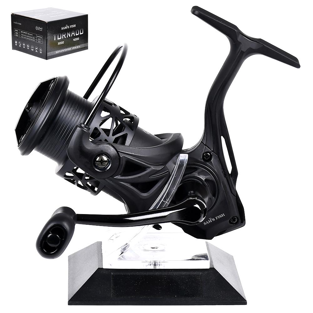 Котушка риболовна Sams Fish Tornado 3000 2+1bb Black (SF24343-3) - фото 2 Котушка риболовна Sams Fish Tornado 3000 2+1bb Black (SF24343-3) - фото 2
