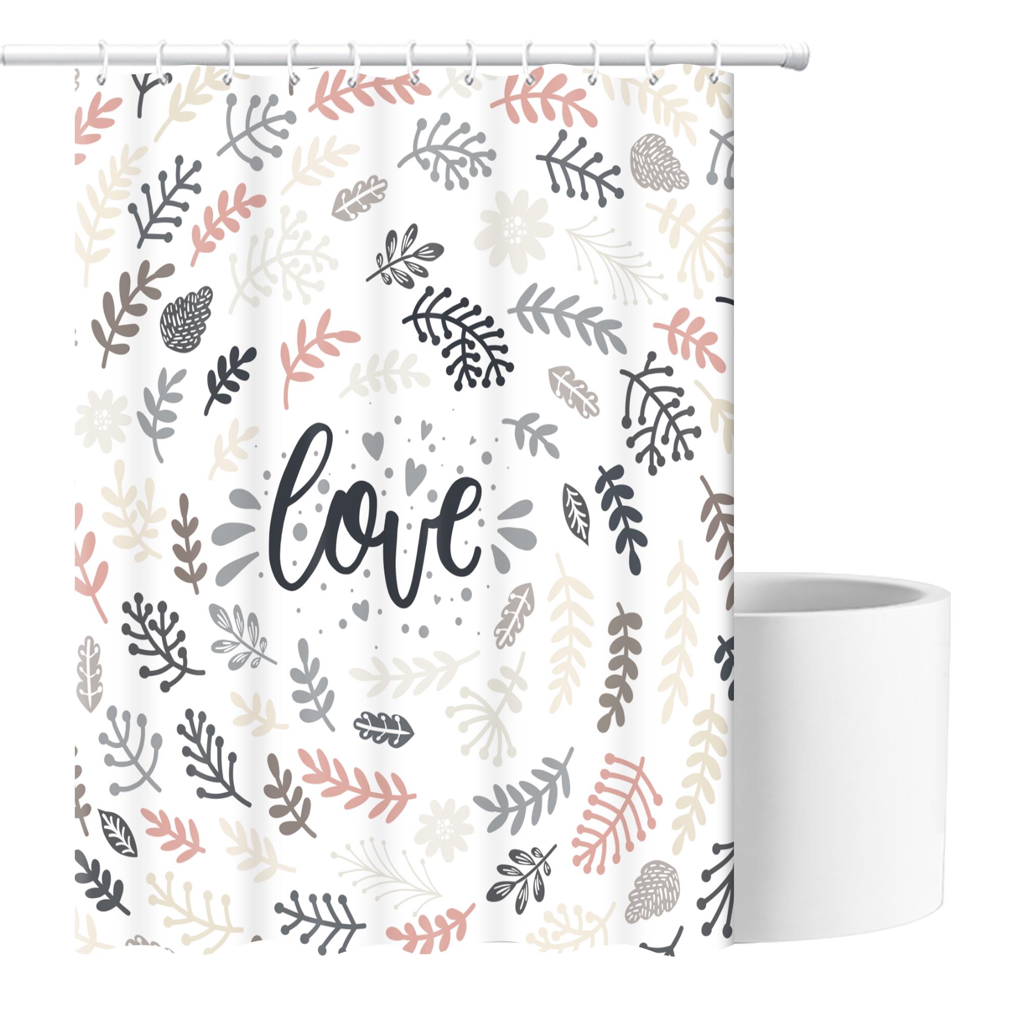 Шторка для ванной и душа с кольцами Bathlux водоотталкивающая 180x180 см Шторка для ванной и душа с кольцами Bathlux водоотталкивающая 180x180 см