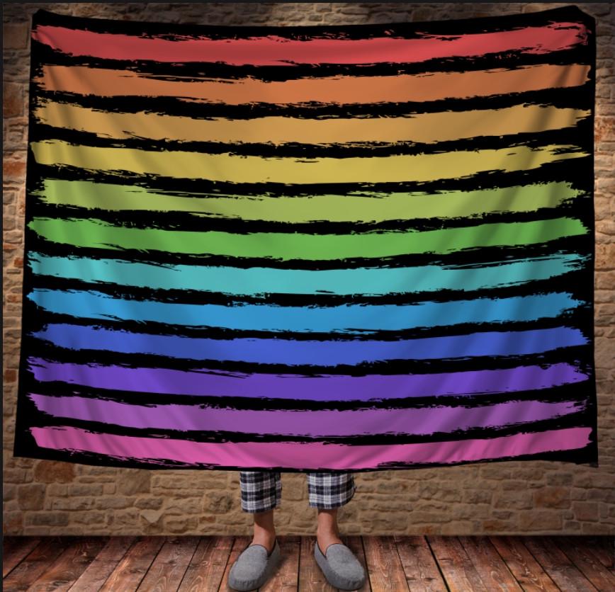 Плед із 3D принтом Веселка 150х200 см (epi_1652)