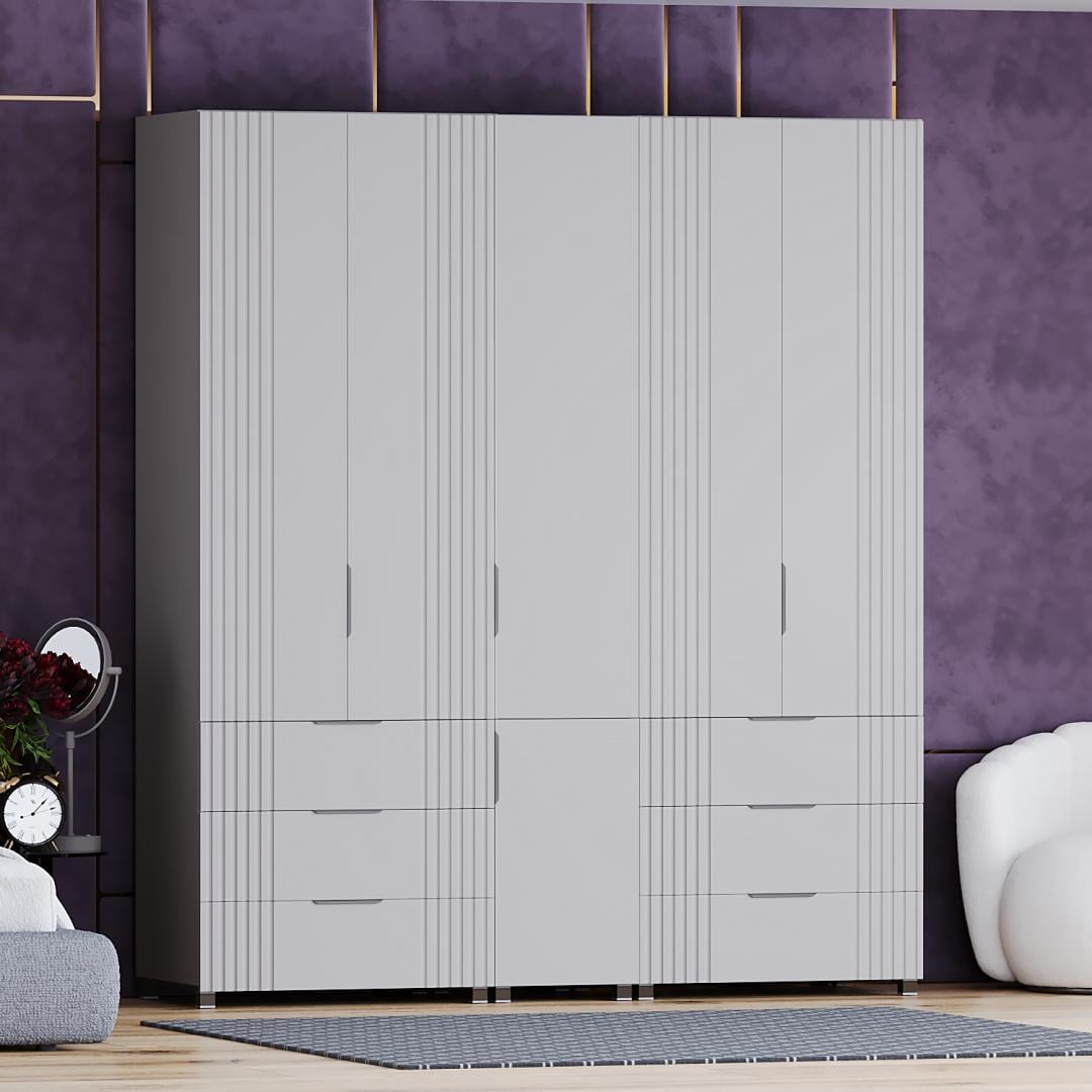 Шафа гардероб DiPortes Саванна №24 К-823 К-825-СR К-823 МДФ 200x230x52 см Кашемір (01585)