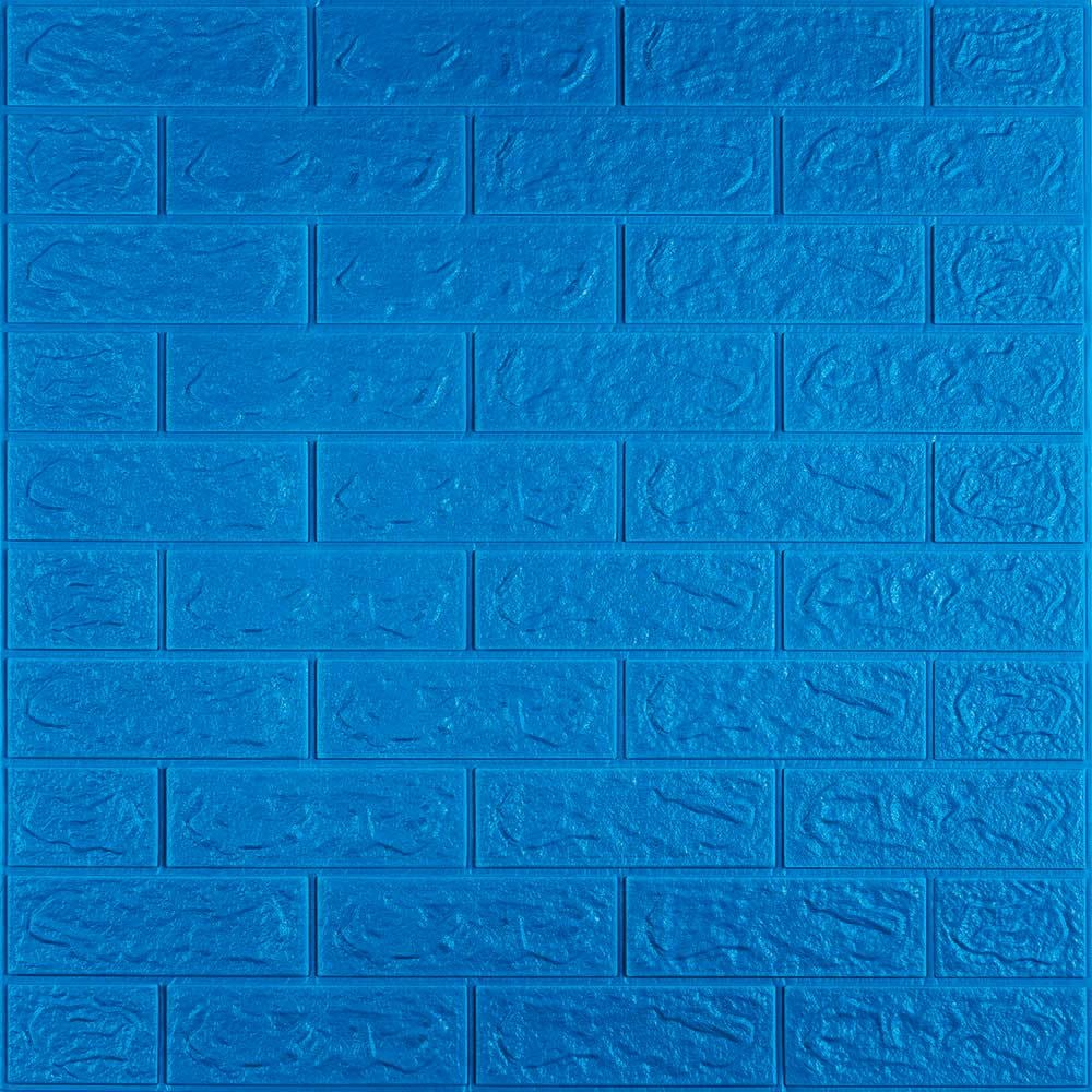 3D-панель самоклеющаяся Sticker Wall Синий кирпич 700х770х5 мм (Панель-3-5мм)