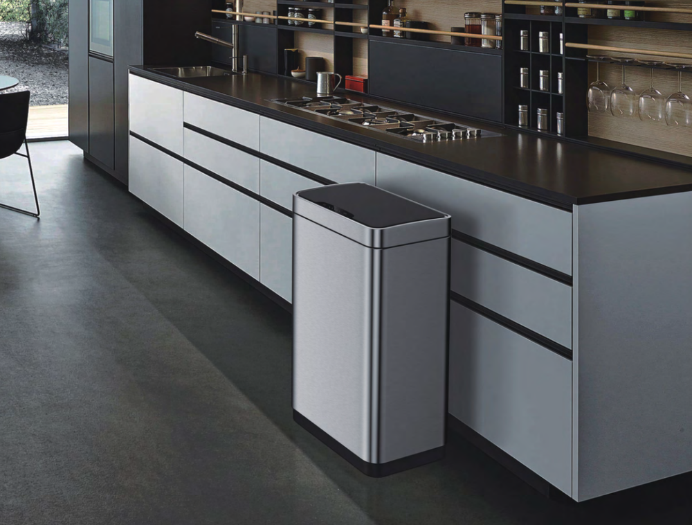 Мусорное ведро сенсорное Koer TC-020312-02 прямоугольное 12 л Нержавеющая сталь (KR5586) - фото 7 Мусорное ведро сенсорное Koer TC-020312-02 прямоугольное 12 л Нержавеющая сталь (KR5586) - фото 7