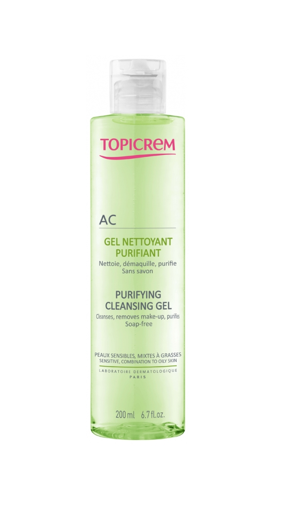 Очищаючий гель Topicrem AC Purifying Cleansing Gel 200 мл