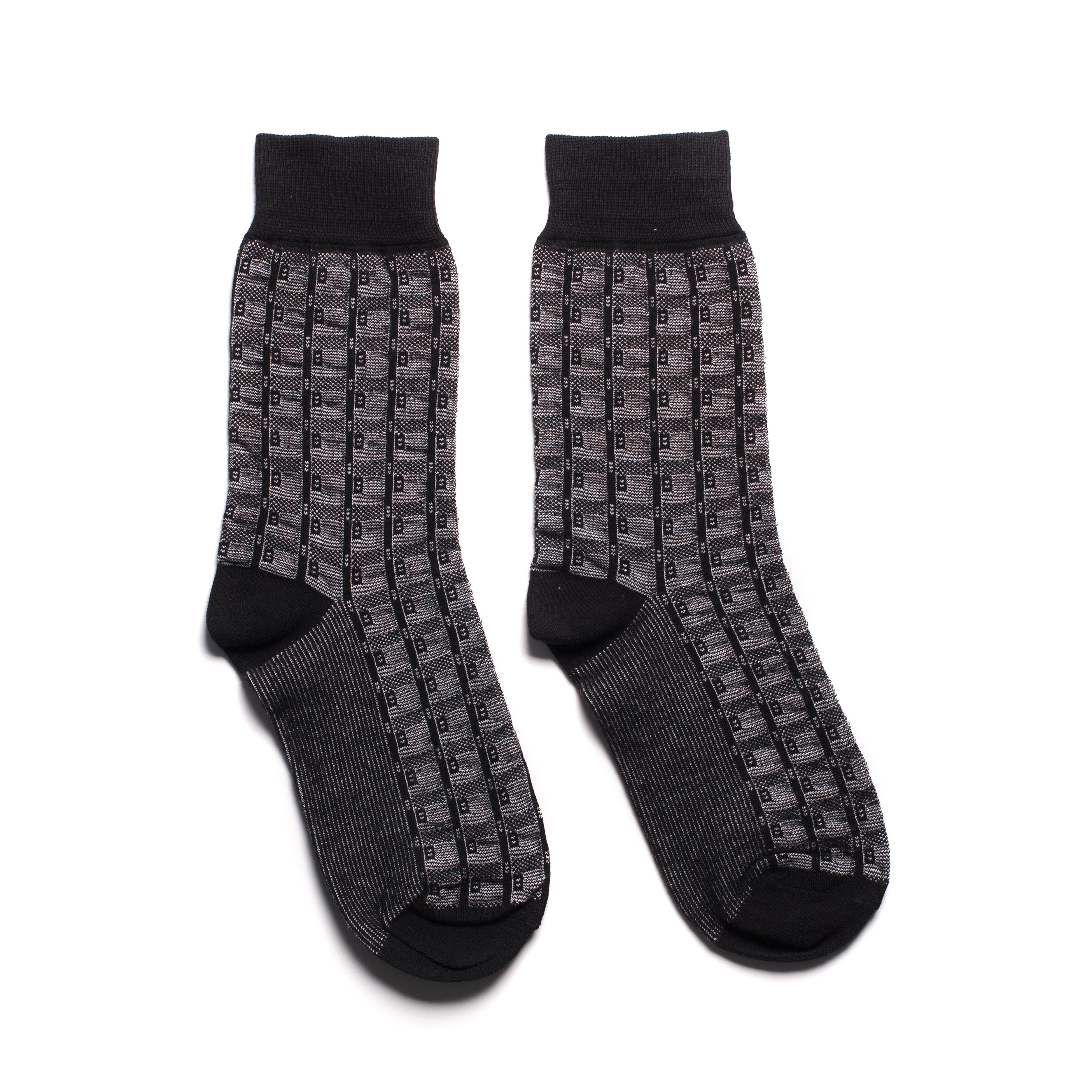 Шкарпетки JILL ANTONY luxury жаккардова сітка 42-43 р. Чорний