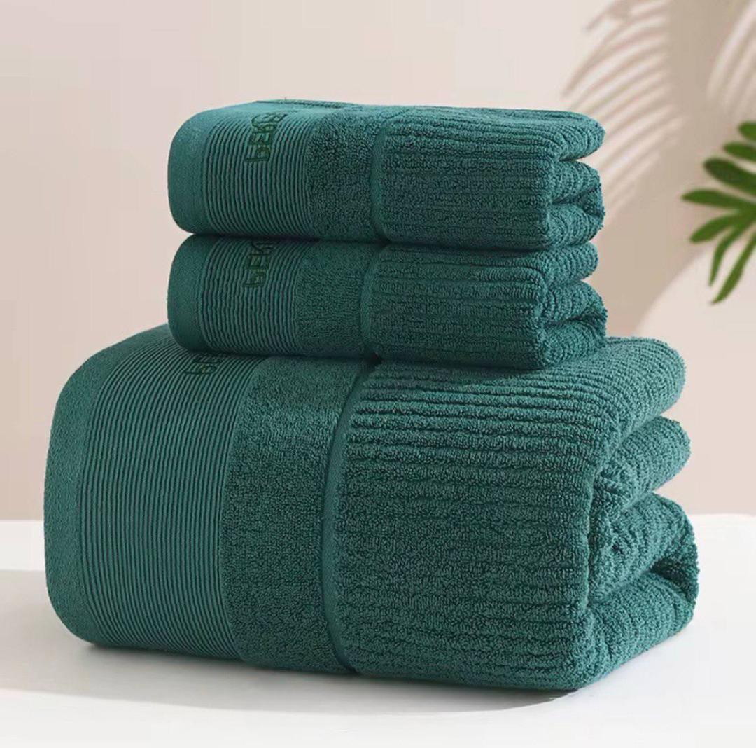 Набор полотенец Perfect Style 3в1 Темно-зеленый (NR3in1BathGreenPerfect) Набор полотенец Perfect Style 3в1 Темно-зеленый (NR3in1BathGreenPerfect)