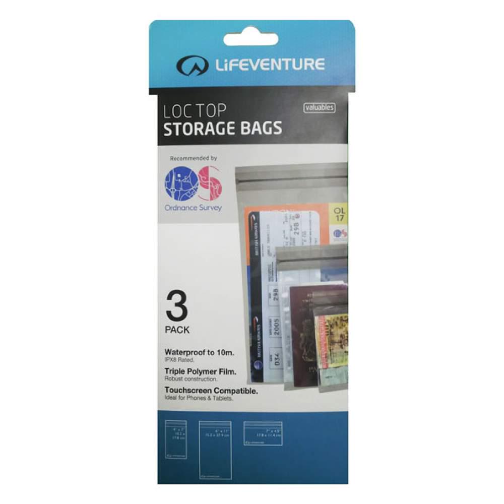 Lifeventure комплект чохлів DriStore LocTop Bags Valuables (52311)