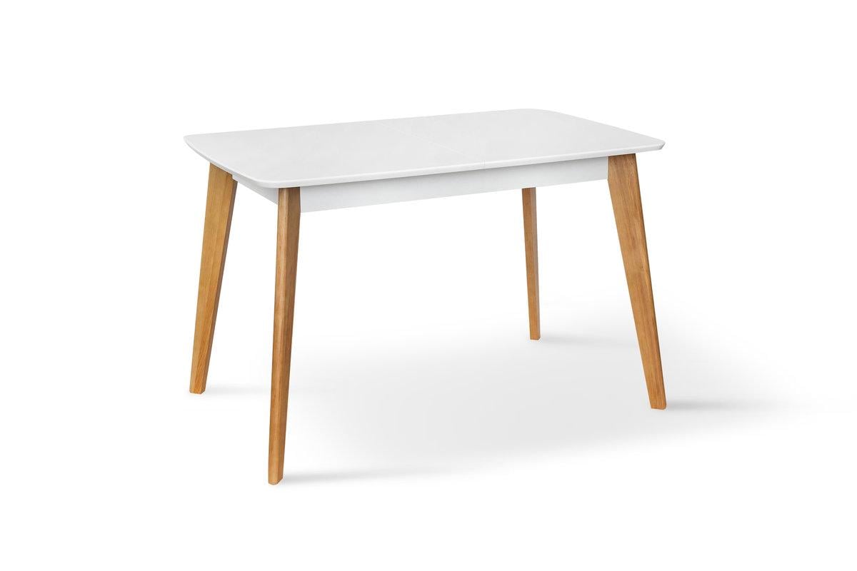Стол обеденный Модерн Роскладной 1200х750 мм Белый/Натуральный Стол обеденный Модерн Роскладной 1200х750 мм Белый/Натуральный