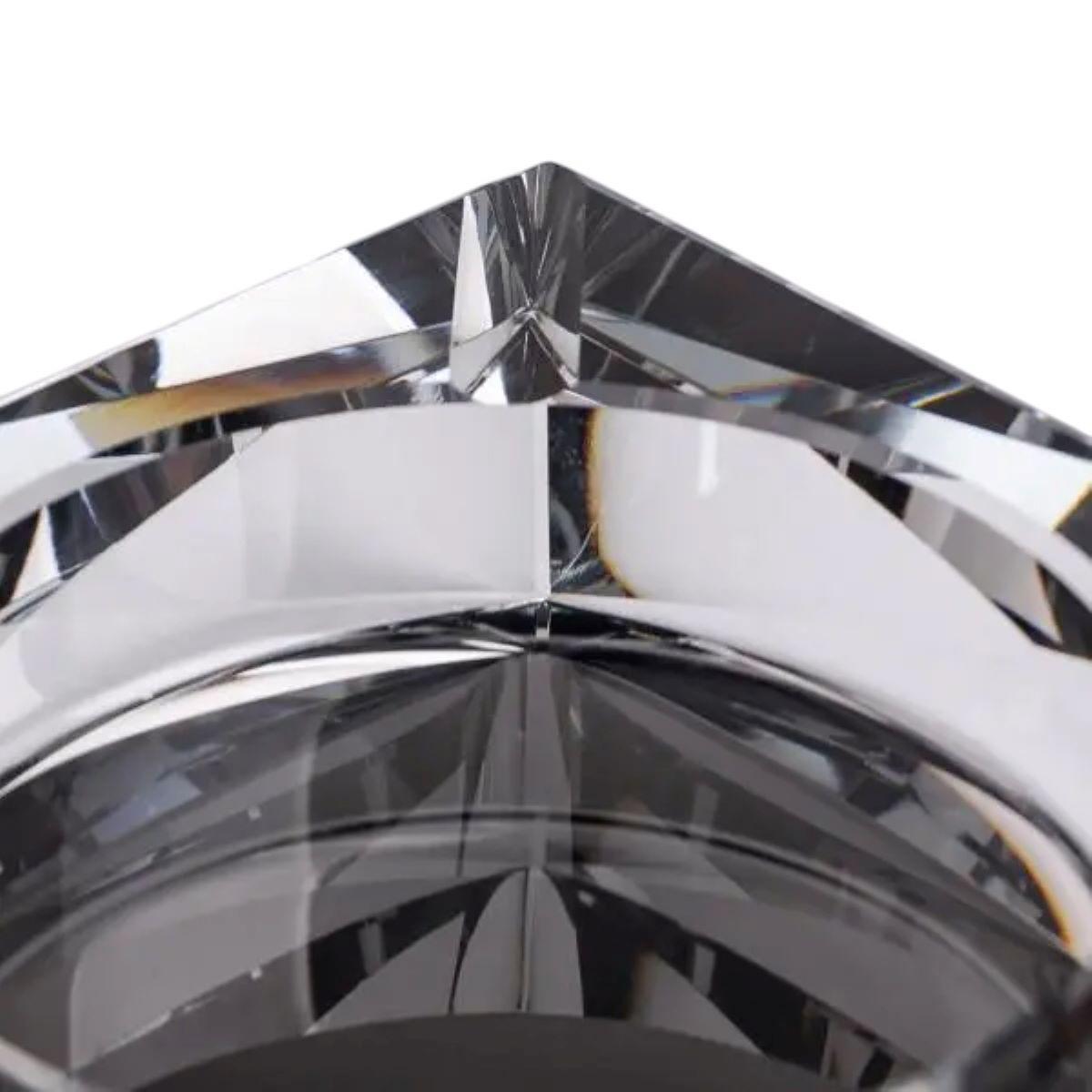 Попільничка скляна квадратна для сигарет HP-4-131 13х13х4 см Сірий (A-034136) - фото 3 Попільничка скляна квадратна для сигарет HP-4-131 13х13х4 см Сірий (A-034136) - фото 3