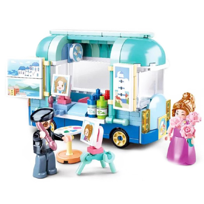 Конструктор Sluban Студія на колесах M38-B0865 184 дет. (1684039227)