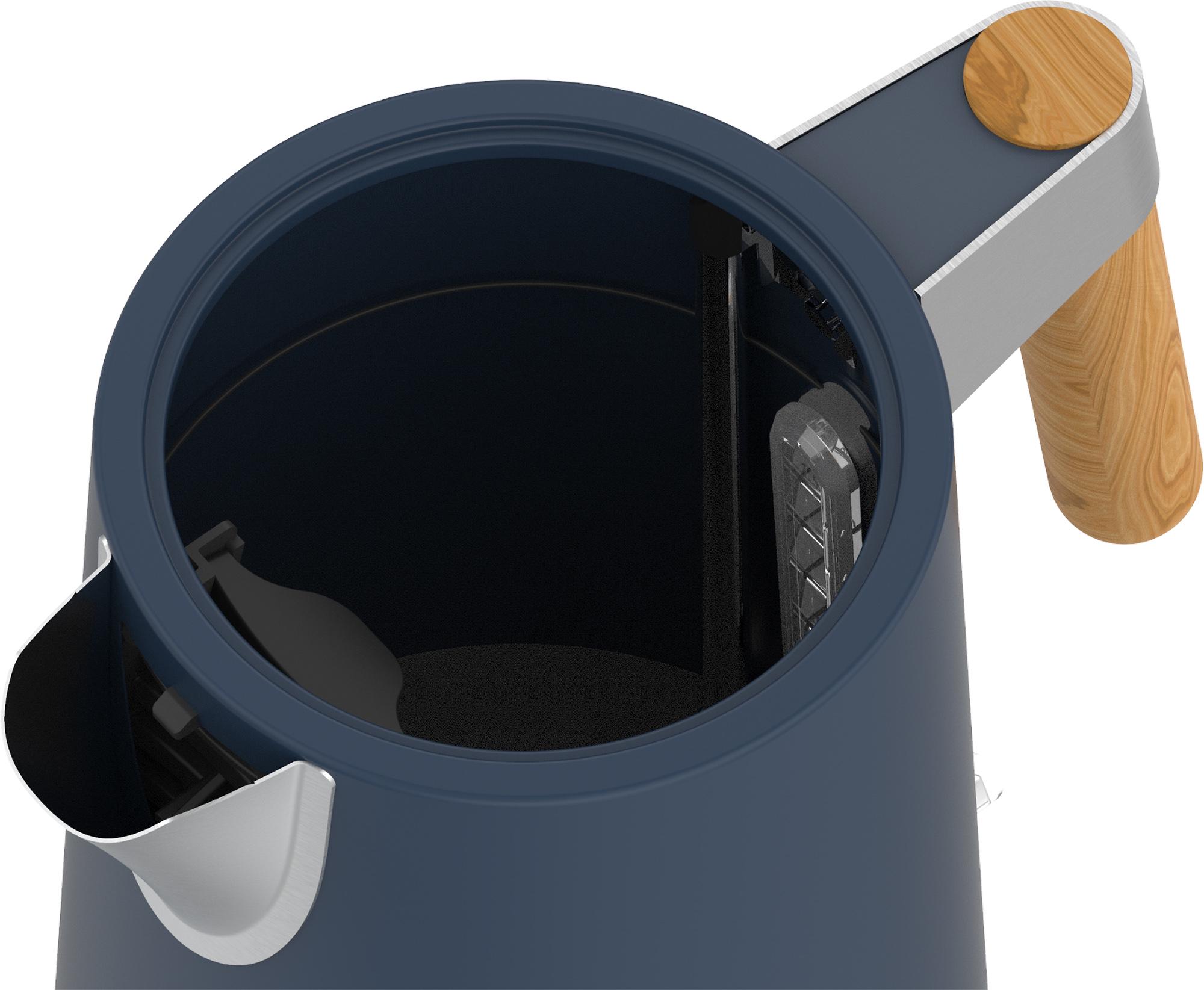 Комплект из электрочайника ECG RK 1768 Strix Timber Petrol и тостера ECG ST 2768 Timber Petrol - фото 6 Комплект из электрочайника ECG RK 1768 Strix Timber Petrol и тостера ECG ST 2768 Timber Petrol - фото 6