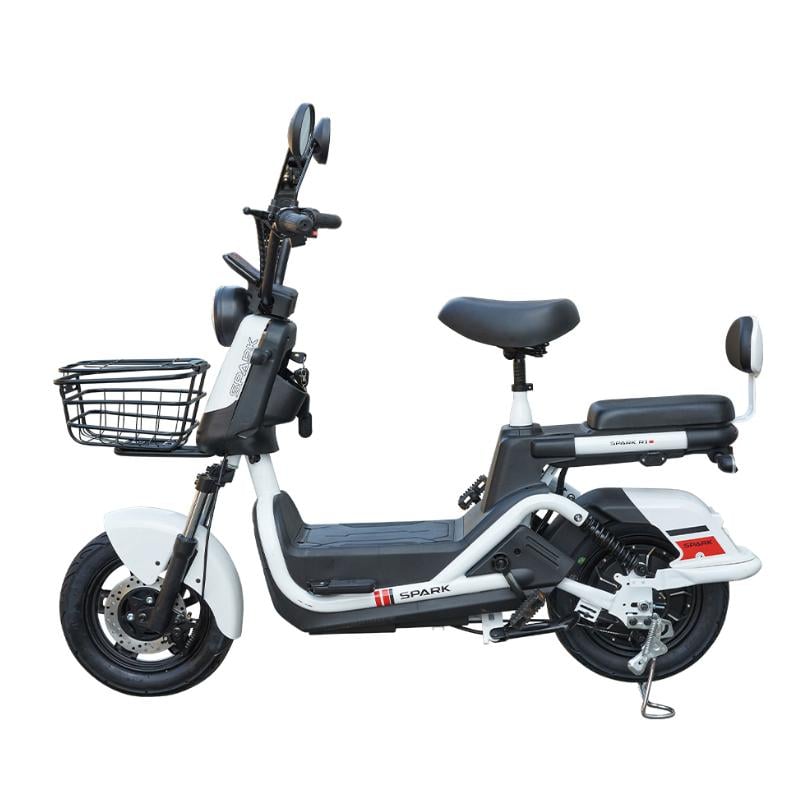Велосипед с электромотором Spark R1 14 Белый - фото 2