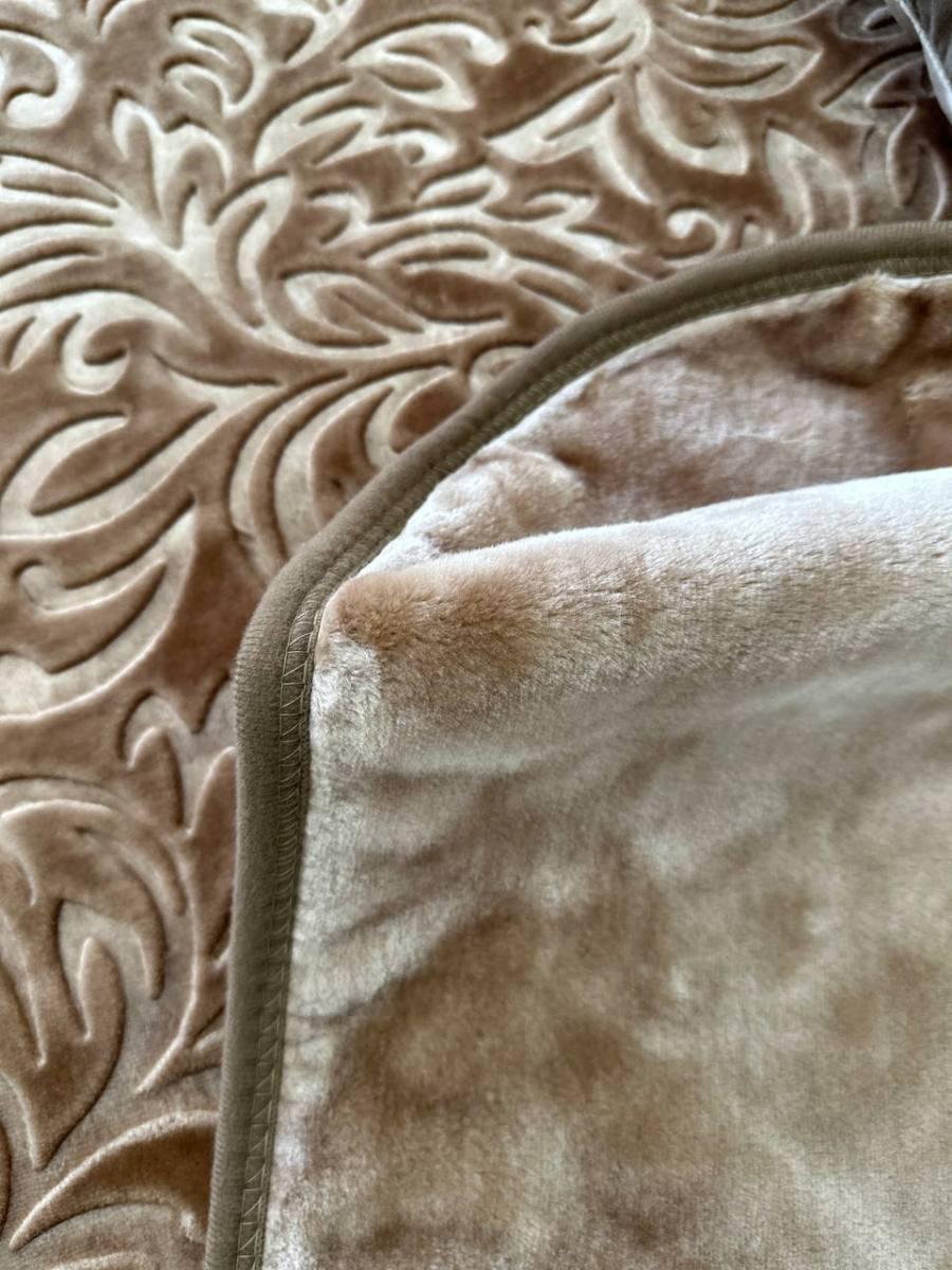 Плед м'який 210х230 см Коричневий (Д-plush-pled-008) - фото 2 Плед м'який 210х230 см Коричневий (Д-plush-pled-008) - фото 2