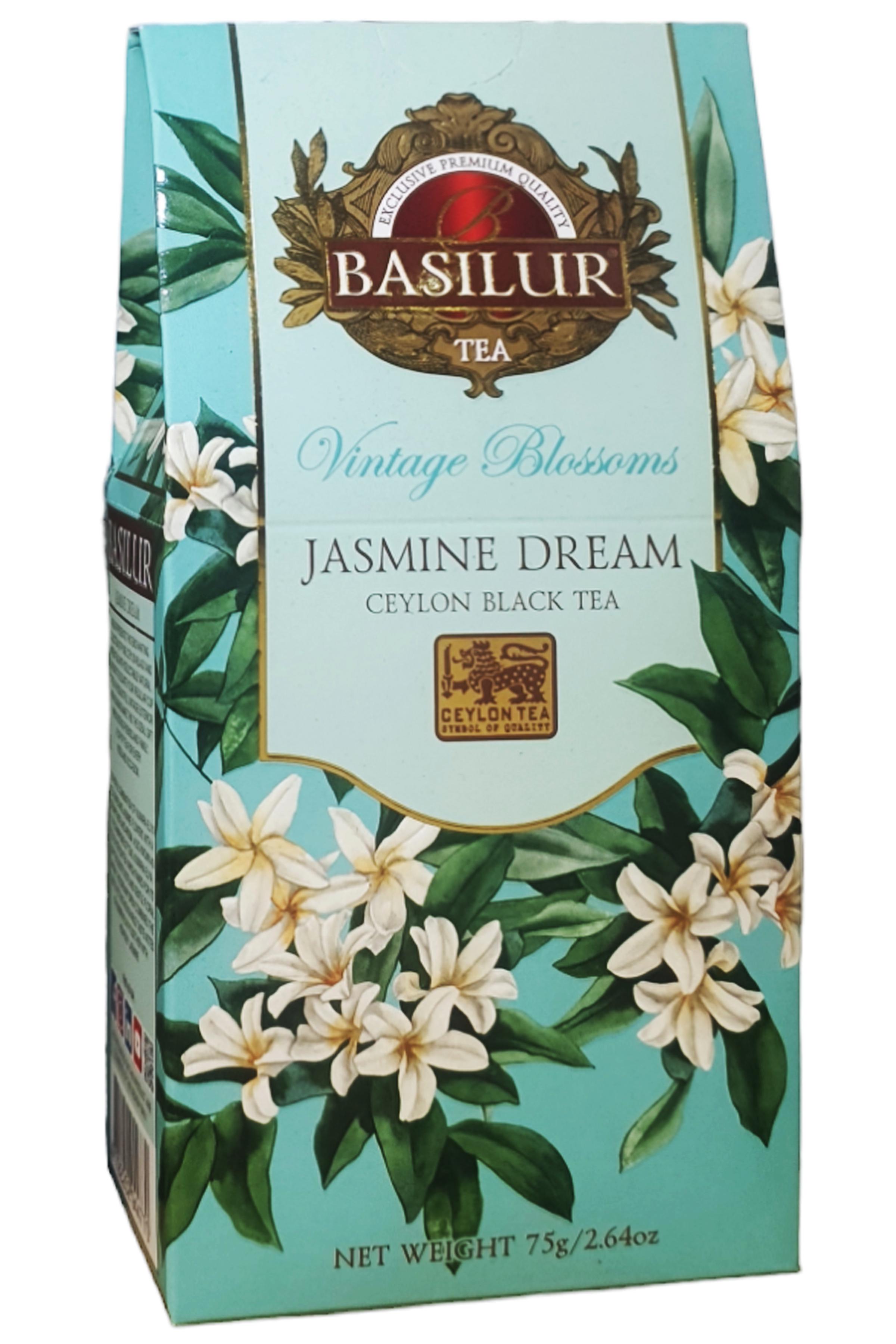 Чай черный Basilur Винтажные цветы Жасминовая мечта 75 г (58057)