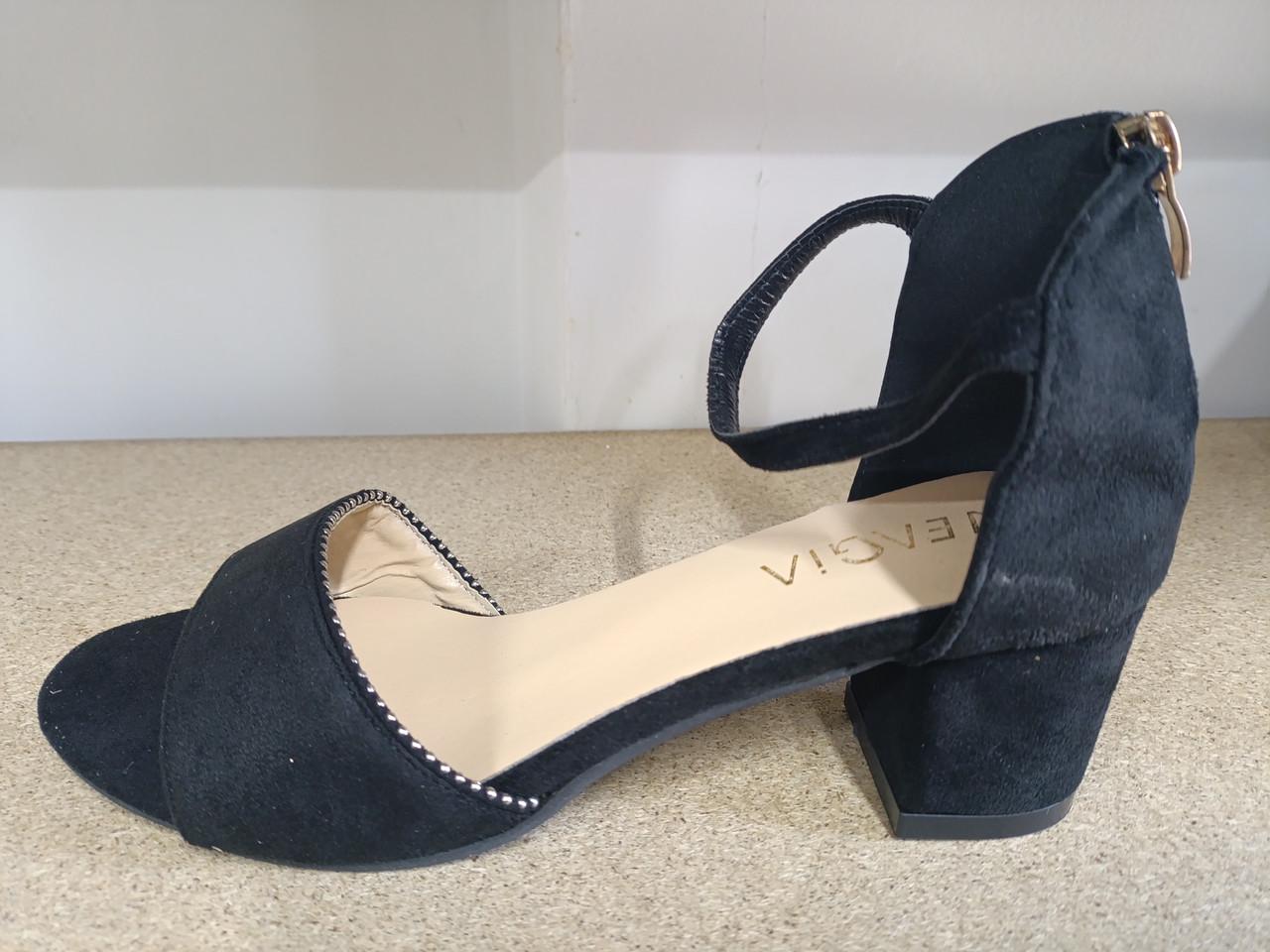 Босоніжки жіночі на підборі р. 37 Чорний (3008194490)