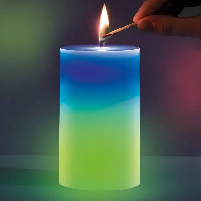 Свічка з підсвічуванням Candled Magic 7 color Блакитний (P10122) - фото 4