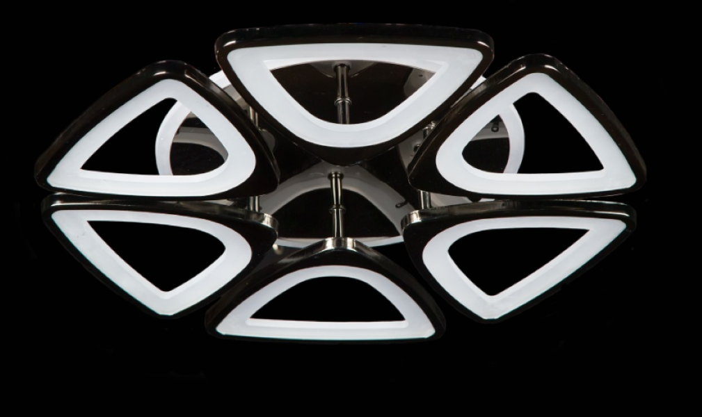 Светодиодная люстра LK233/6 LED ZBK Белый/Черный (AN000067)